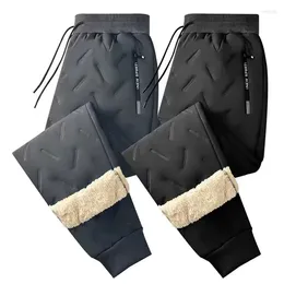 Men's Pants Autumn Winter Korean Fashion Joggers Sweatpants Male Streetwear Lambswool Trousers Casual Men Clothing Warm Pant