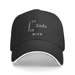 Ball Caps Integrate(2x Dx) With Limits 10 To 13 69 NICE - Funny Math Design (dark) Baseball Cap Sunhat Designer Man Women's