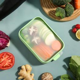 Storage Bottles Vegetable Crisper Box Microwavable Silicone Food Containers Keep Freshness Reusable For Fridge Ideal Fruit