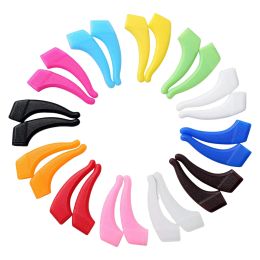 1/ 10 Pairs Silicone Anti-slip Ear Hooks Holder for Eyeglasses Glasses Anti-Slip Ear Grip Hook Support Temple Hook 7 Colors