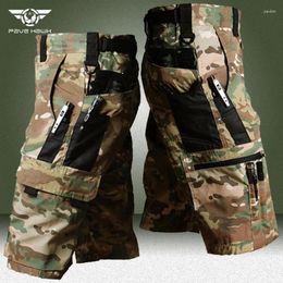 Men's Shorts Military Cargo Men Summer Multi-pocket Wear-resistant Short Pants Outdoor Waterproof SWAT Combat Male Army Jogger