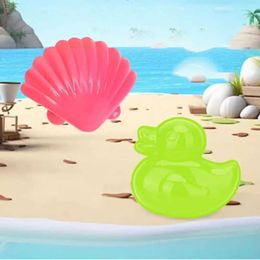 Water Sand Play Fun 6pcs/Set Parent-Child Beach Toys Cartoon With Bucket Interactive Shovel Set 240403