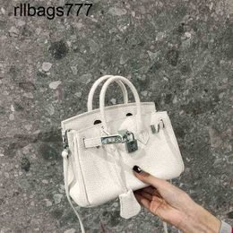 Handbag Bk Platinum Designer Leather First Layer Cowhide Spring and Summer Bag Small Messenger 2024 Versatile One Shoulder Portable Mini Womens