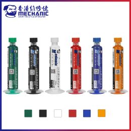 MECHANIC 10cc 6 Colours UV Curing Solder Mask Ink Welding Oil BGA PCB Paint Prevent Corrosive Arcing Soldering Paste Weld Flux