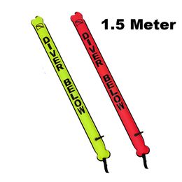 1.1M-1.8M Closed-End Scuba Diving Surface Marker Buoy SMB Drift Diving Ascending Signal Tube Safety Sausage for Wreck Snorkeling
