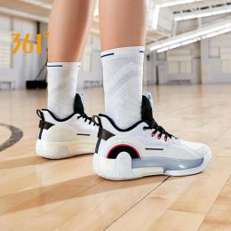 Shoes 361 Degrees NEW VOLLEY 3.0 Men's Basketball Shoes HardWearing NonSlip Student Training Combat Sports Male Sneakers 672331118