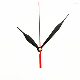 Clocks Accessories Black Metal Quartz Clock Movement Mechanism Arrows With Red Second Hand For DIY Your Wall Hands