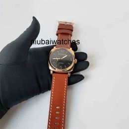 Watch 47mm Designer Automatic Mechanical Wrist Stainless Steel Case Leather Strap Waterproof Luminous Watches F3c4