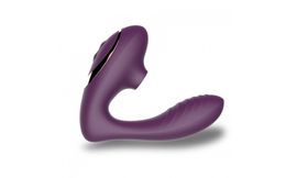 Dual Rabbit Soft Touch Silicone Vibrator Massager med 10 vibrationer