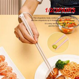 Chopsticks 1/2/3PAIRS Metal Easy To Clean Suitable For Home Use Gifts Foodies Comfortable Handling Solid Color