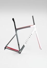 DELIHEA REST RED RimDisc Road Bicycle Frameset Carbon Bike Frame Outdoors Cycling Parts6377963