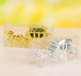 Gift Wrap Arrive Silver Plastic Carriage Box Wedding Candy Chocolate Wholesale