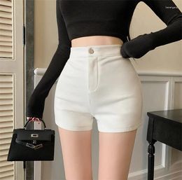 Women's Shorts Hsa Casual Pants High Waist 2024 Spring Small Slim Fit Versatile
