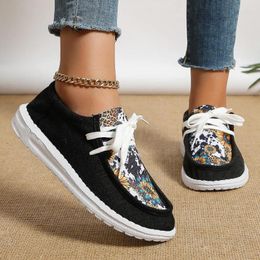 Casual Shoes Platform For Women Fashion Lace Up Female Flats Plus Size Low Top Women's Sneakers Outdoor Ladies Walking