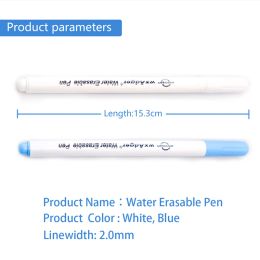 2Pcs/Lot Wig Cap Hair Net Canvas Head Marked Pen Water Erasable Pen For Fabric Sewing Wig Making Tools Nunify Water Marker Pens