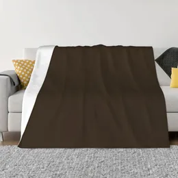 Blankets Carob Brown - Shades Of Throw Blanket Fluffy Softs Warm For Winter Fluffys Large Dorm Room Essentials