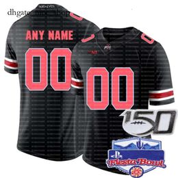 Custom OSU Ohio State Buckeyes 1 Justin Fields 2 Chase Young 4 Julian Fleming 11 Jaxon Smith-njigba Dobbins 150TH Football Jerseys 24ss 1:1 262