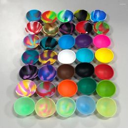 Storage Bottles 10Pcs Silicone Bowl Jar Container 67mm 50mm Smoking Smoke Cigarette Accessories Grinder Pipe Kitchen Box