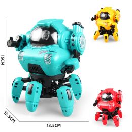 Funny Electric Dance Music Light Walking Robot Spider Dolls Toy for Children Kid Boy Girl Babys Toddler 3 5 1 6 2 To 4 Years Old