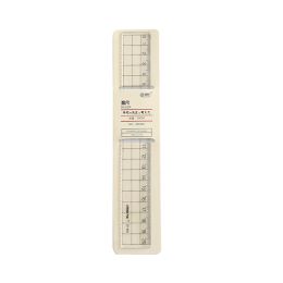 1pc 15/18/20cm Simple Style Transparent Acrylic Ruler Straight Ruler Square Ruler Cute Stationery Drawing Supplies