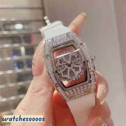 Luxury Top Quality Wristwatch Mechanical Watch Mechanics Wristwatches Brand Women Automatic Black Rubber Female Stainless Steel Sapphire Glass D1