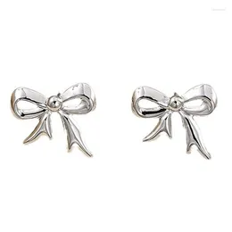 Stud Earrings Elegant Bowknot Earring Adornment Stylish Ear Piercing Pendant Mini Studs Rings Fashion Jewellery Accessories