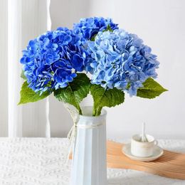 Decorative Flowers Artificial Flower With Moisturizing Touch Large Hydrangea El Decoration