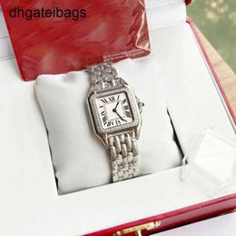 Top Carters Watch Swiss Automatic Watches Fashion Women Quartz Movement Silver Gold Dress Lady Square Tank Stainless Steel Case Original Clasp Analogue 7HLT