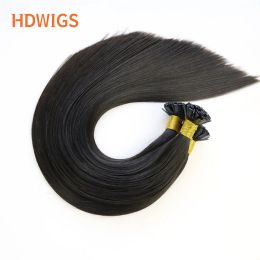 Extensions Straight Flat Tip Human Hair Extension 100% Brazlian Human Hair 40g 50g Natural Capsules Keratin Hair Extensions Thick End 30%