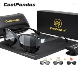 Sunglasses CoolPandas Polarised Pochromic Women Chameleon Glasses Tinted Goggle Sun UV400 Feminino