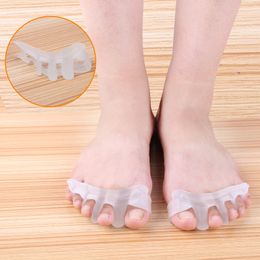 Foot toe splitter thumb valgus thumb straightener five finger separator toe overlap toe splitter daily night use