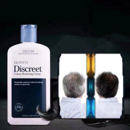 Shampoos 1 Pcs Original Restoria Discreet Colour Restoring Cream Lotion Hair Care 250ml Reduce Grey Hair for Men and Women