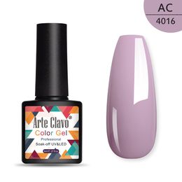 Arte clavo da 8 ml di smalto gel unghie unghie lucenti inzuppata gel UV vernice semi permanente gel nail art necessita lampada a led lampada