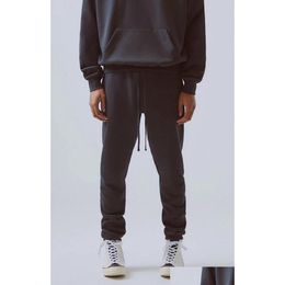 Calça masculina 4 cores de calças bordadas refletidas Hip Hop Fashion Sweatpante de moletom casual Diretor de vestuário Dhbkw