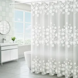 Shower Curtains Waterproof Curtain Mildew Proof Durable Bathroom Screens Modern Printed Bathtub For Windows Decor