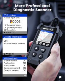 New MUCAR CDL20 Obd2 Scanner Auto Diagnostic Tools Lifetime Free Automotivo Code Reader Cheque Engine Full OBD 2 Functions