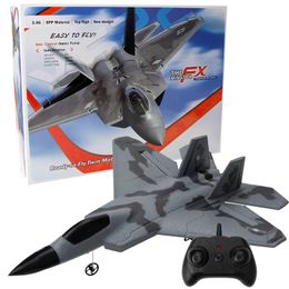 RC Foam Aircraft FX622 FX822 Plane 2.4G Radio Control Glider Remote Control Fighter Plane Glider Aeroplane Boys Toys for Children 240319