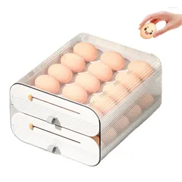 Storage Bottles Egg Holder For Refrigerator Crisper Food-grade Special Rolling Box Drawer Stackable