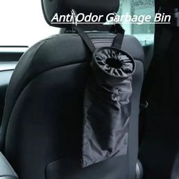 Car Dustbin Garbage Bag Dust Seat Back Storage Rubbish Bin Box Sundries Holder Organiser Pocket Bags Trash Can Car Accessories