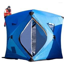 Tents And Shelters Winter Fishing Tent Windproof Ice Warm Keeping Insulated For Outdoor