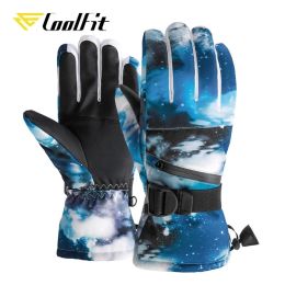 Gloves CoolFit 2021 Men/Women/Kids Ski Gloves Snowboard Gloves Ultralight Waterproof Winter Sonw Warm Fleece Snowmobile Riding Gloves