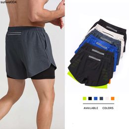 Designer Shorts New Explosions Shorts Mens Running Marathon Track and Field Loose Three-part Pants Quick Drying Lining Anti Light Double-layer