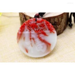 Pendant Necklaces Bloodstone Blessing Card