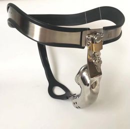 Top qualit Model T Adjustable Curve Waist Stainless Steel Belt Device With Cock Penis Cage Anal Plug Defecate Hole BDSM Sex Toy7441572