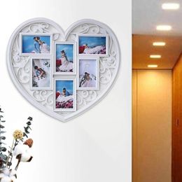 Frames Po Frame Wall Decor Picture Heart Shaped Hanging Displays For Home Office Living Room Bedroom Entryway