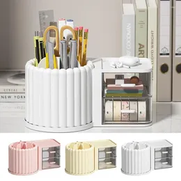 Storage Boxes Rotating Makeup Box Desktop Drawer Detachable Partition Rack For Eyeliner Brushes