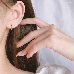 Stud Earrings Cute Elegant Gift For Girl Mini Copper Piercing Ear Buckle Bone Nails Korean Style Women Hoop