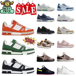2024 Designer New Lace Up fashion Casual Shoes Outdoor men's and women casual board shoes red white Wear-resistant sports shoes box size 36-45