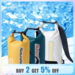 Bags Naturehike 25L Waterproof Backpack Ultralight Portable Dry Wet Separation Swimming Bag Pvc Folding Floating Bag Hiking Beach Bag