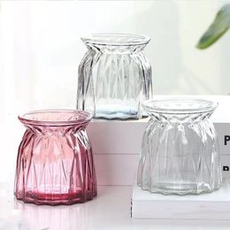 Vases Simple Personalised Transparent Wedding Birthday Party Ornament Crafts Arrangement Flowers Vase Living Room Decorations